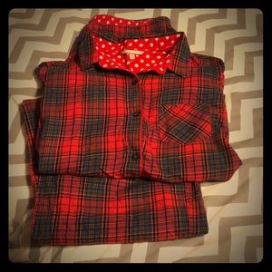 Victoria’s Secret Plaid PJ set